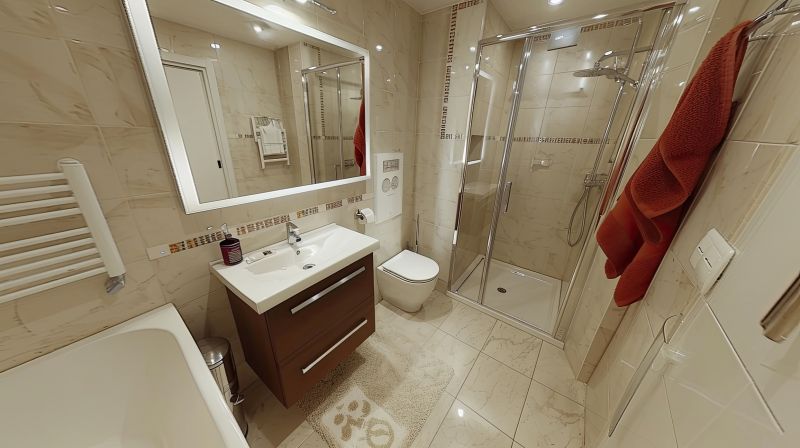Small Bathroom with Space-Saving Features